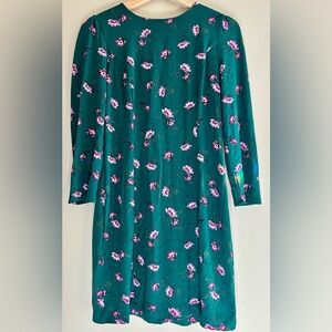 Floral Green Dress